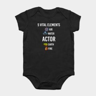 5 Elements Actor Baby Bodysuit
